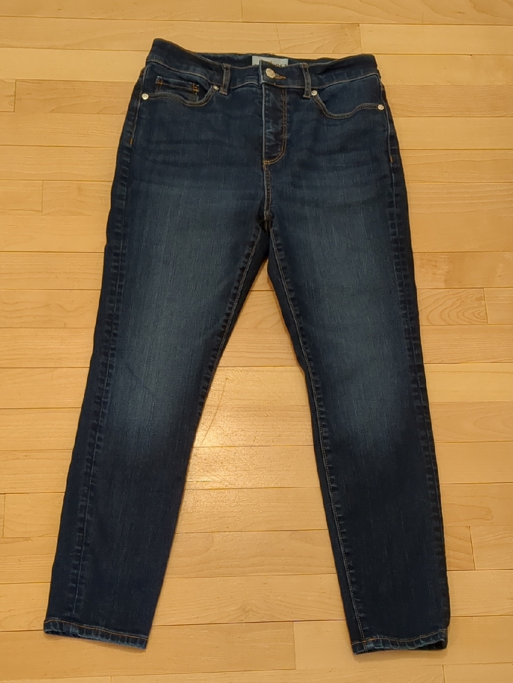 Loft The Skinny Dark Wash Jeans Size 4/27 Petite